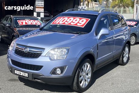 Blue 2014 Holden Captiva Wagon 5 LTZ (fwd)