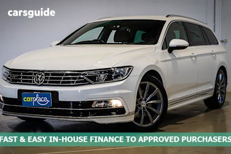White 2016 Volkswagen Passat Wagon 140 TDI Highline