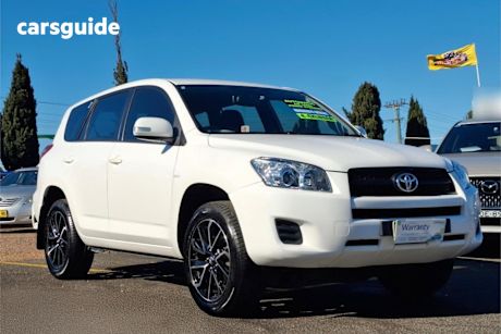 White 2009 Toyota RAV4 Wagon CV (4X4)