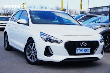 White 2019 Hyundai I30 Hatchback Active