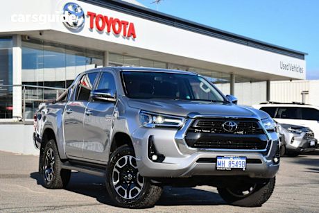Silver 2022 Toyota Hilux Double Cab Chassis SR5 + Premium Interior (4X4)