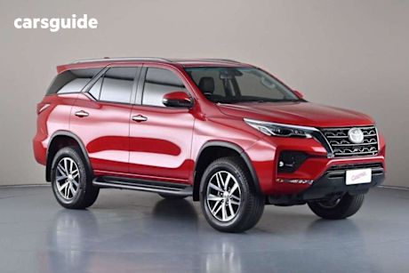 Red 2021 Toyota Fortuner Wagon GXL