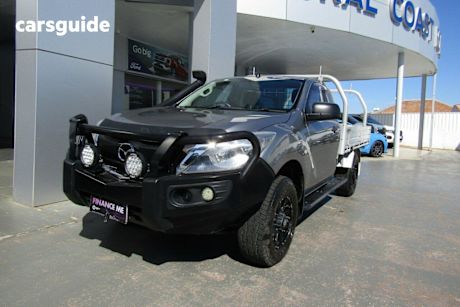 Silver 2017 Mazda BT-50 Cab Chassis XT (4X4)