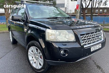 Black 2008 Land Rover Freelander 2 Wagon HSE (4X4)
