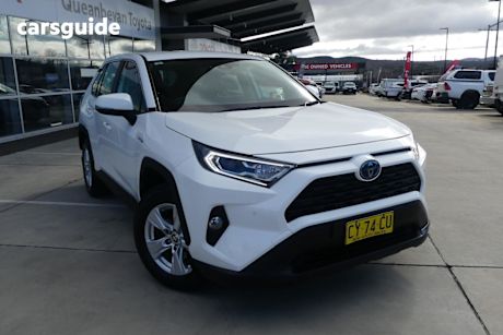 White 2020 Toyota RAV4 Wagon GX AWD Hybrid