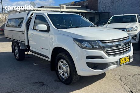 White 2018 Holden Colorado Cab Chassis LS (4X4)