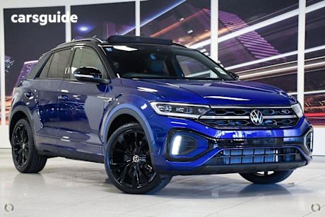 Blue 2024 Volkswagen T-ROC SUV 140TSI R-LINE 4WD