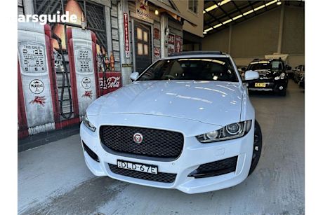 White 2016 Jaguar XE Sedan 20D R-SPORT R