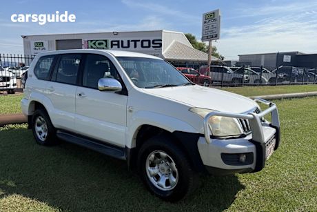 White 2007 Toyota Landcruiser Prado Wagon GX (4X4)