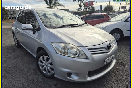 Silver 2012 Toyota Corolla Hatchback Ascent