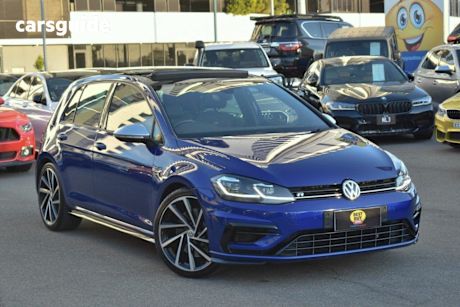 Blue 2019 Volkswagen Golf Hatchback R