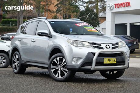 Silver 2015 Toyota RAV4 SUV CRUISER 4X4