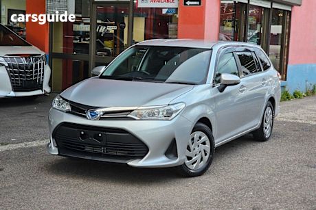 Silver 2021 Toyota Corolla Wagon FIELDER (HYBRID) NKE165G