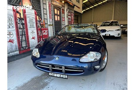 Blue 1998 Jaguar XK8 Convertible CLASSIC R