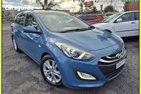 Blue 2013 Hyundai I30 Wagon Tourer Active 1.6 GDI