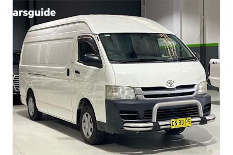 White 2009 Toyota Hiace Commercial R