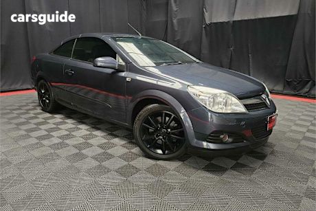 Blue 2007 Holden Astra Convertible Twin TOP