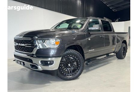 Grey 2023 Ram 1500 Crew Cab Utility BIG Horn (6-4 Tub) Mhev (4X4)