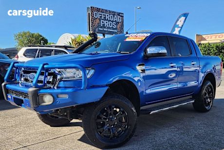 Blue 2017 Ford Ranger Dual Cab Utility XLT 3.2 (4X4)