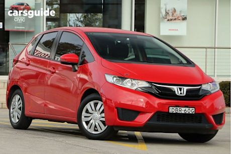 Red 2015 Honda Jazz Hatchback VTI