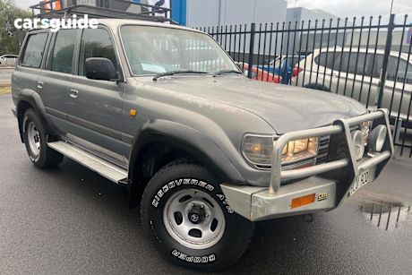 Grey 1995 Toyota Landcruiser Wagon RUGBY WORLD CUP (4x4) FZJ80R