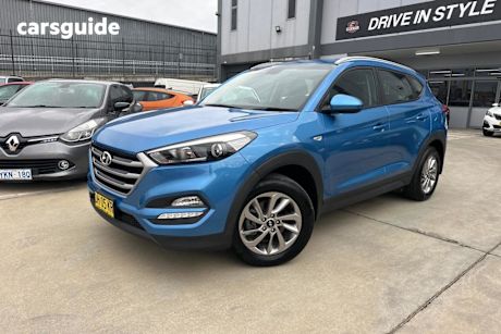 Blue 2017 Hyundai Tucson Wagon Active (fwd)