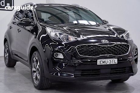 Black 2019 Kia Sportage SUV S F