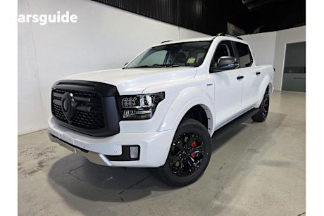 White 2025 GWM Cannon Alpha Dual Cab Utility Ultra Phev (4X4)