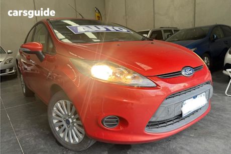 Orange 2011 Ford Fiesta Hatchback CL