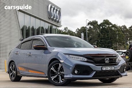 Grey 2017 Honda Civic Hatchback RS