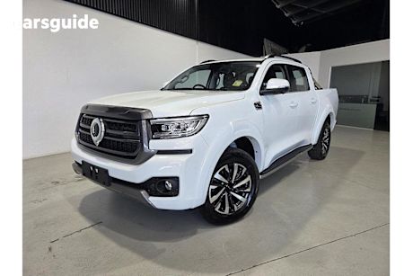 White 2025 GWM Cannon Dual Cab Utility LUX (4X4)