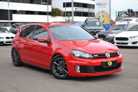 Red 2009 Volkswagen Golf Hatchback GTI