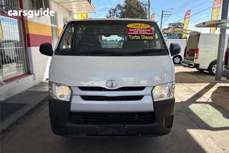 White 2017 Toyota Hiace Van LWB