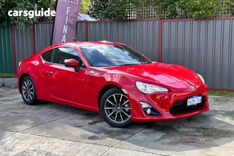 Red 2013 Toyota 86 Coupe GT ZN6