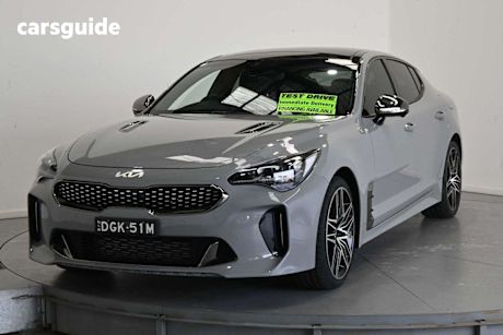 Grey 2023 Kia Stinger Sedan 3.3 GT (black Leather)