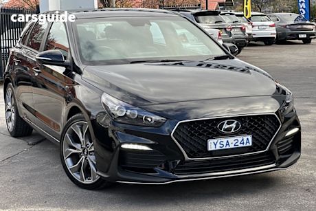 Black 2023 Hyundai I30 Hatchback N Line