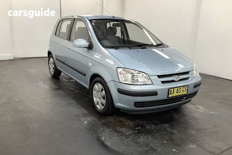 Blue 2004 Hyundai Getz Hatchback GL