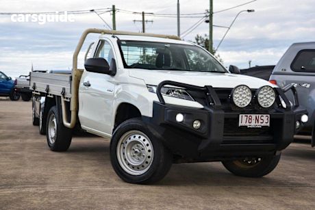White 2020 Mitsubishi Triton Cab Chassis GLX (4X4)