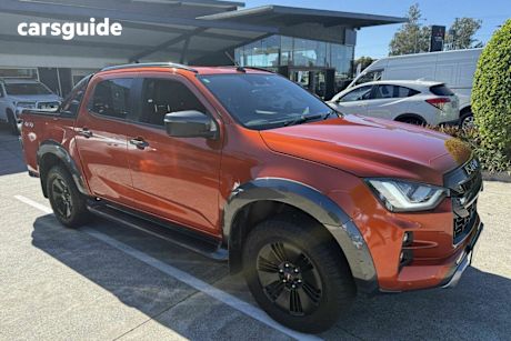 Orange 2021 Isuzu D-MAX Crew Cab Utility X-Terrain (4X4)