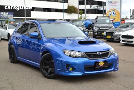 Blue 2010 Subaru Impreza Hatchback WRX (awd)