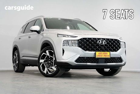 Silver 2022 Hyundai Santa FE Wagon ELITE 4X4