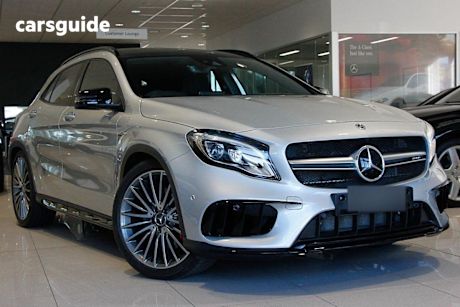 Silver 2017 Mercedes-Benz GLA45 Wagon 4Matic