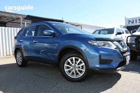 Blue 2021 Nissan X-Trail Wagon ST F