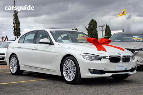 White 2014 BMW 320I Sedan Luxury Line