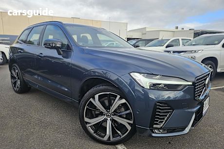 Blue 2023 Volvo XC60 Wagon Ultimate B6 Dark Mhev