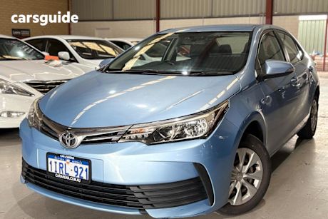 Blue 2017 Toyota Corolla Sedan Ascent