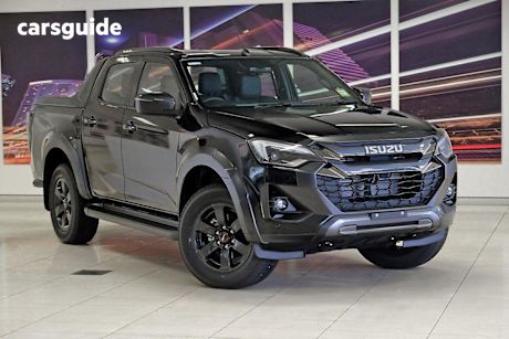 Black 2025 Isuzu D-MAX Crew Cab Utility X-Terrain (4X4)