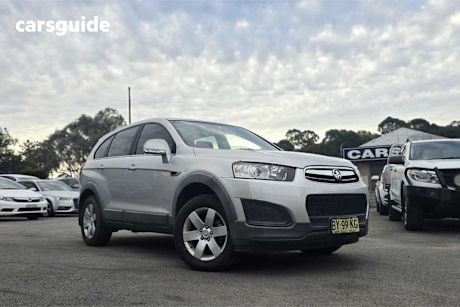 Silver 2014 Holden Captiva Wagon 7 LS (fwd)