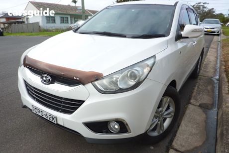 White 2013 Hyundai IX35 Wagon SE (fwd)