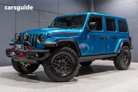 Blue 2020 Jeep Wrangler Unlimited Hardtop Rubicon (4X4)